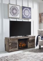 Signature Design by Ashley® EW0200W7 Derekson - Multi Gray - TV Stand With Electric Fireplace