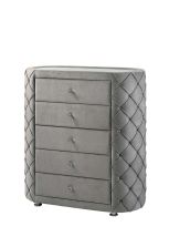 ACME BD01066 Perine - Chest - Gray Velvet