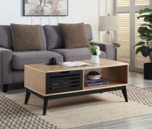 ACME LV00859 Gamaliel - Coffee Table - Oak & Espresso Finish