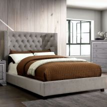Furniture of America CM7779GY-CK-BED-VN Cayla - California King Bed - Gray