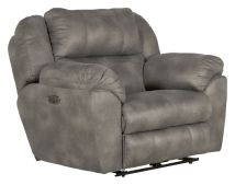 Jackson Furniture Industries 7618907-1300/28 Ferrington - Power Lay Flat Recliner With Power Adjustable Headrest & Lumbar - Steel