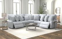 Jackson Furniture Industries 633/66/68/67-18 Jackson Furniture Industries 633/66/68/67-18 Majesty - 3 Piece Deep Seating Power Reclining Sectional - Shark