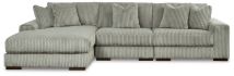 Signature Design by Ashley® 21105S10 Lindyn - Fog - 3-Piece Sectional With Laf Corner Chaise