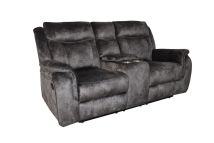 New Classic U456-25-SGY New Classic U456-25-SGY Park City - Console Loveseat With Dual Recliners - Slate