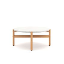 New Classic 60-823-CT Solstice - Coffee Table With Terrazo Top - White