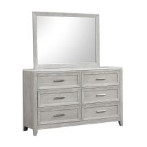 New Classic 00-2442-DM New Classic 00-2442-DM Fiona - Dresser & Mirror - Gray