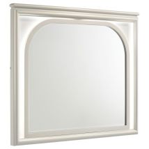 Coaster Fine Furniture 224954 Olivia - LED Dresser Mirror - Pearl White