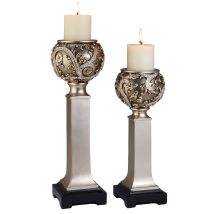 Furniture of America L94232C-4PK Estelle - Candle Holder Set (Set of 4) - Champagne