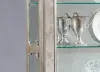 Pulaski Furniture 21384 PFC Curios - Antique Style 5 Shelf Mirrored Curio Cabinet - Aged Silver