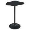 CoasterEssence 182230 Keanu - Curved Cloud-Shaped Bistro Bar Table - Black