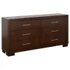 CoasterEssence 200711Q-S4 Jessica - 4 Piece Queen LED Bedroom Set - Cappuccino