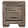 CoasterEveryday 204190Q-S5 Kauffman - Queen 5 Piece Bedroom Set - Washed Taupe