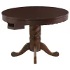 CoasterEssence 100871-S5 Turk - 5 Piece Dining And Game Table Set - Tobacco