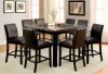 Furniture of America CM3823BK-PC-2PK Gladstone - Counter Height Chair (Set of 2) - Black