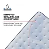 Sealy 53199431/53199431 Sealy 53199431/53199431 Posturepedic Plus - Paterson II Euro Pillow Top Soft Mattress - Split King