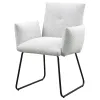 Coaster Fine Furniture 108492 Ackland - Upholstered Dining Side Chair (Set of 2) - Light Gray