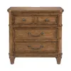 Liberty Furniture 336-BR61 Harrison Heights - Nightstand With Charging Station - Sienna