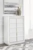 Ashley Furniture B822-46 Chalanna - Five Drawer Chest - White