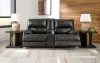 Ashley Furniture U6580118 Mountainous - Power Reclining Loveseat With Console /Adj Headrest - Eclipse