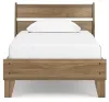Ashley Furniture EB1866B1 Ashley Furniture EB1866B1 Deanlow - Twin Platform Panel Bed - Honey