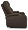 Ashley Furniture 1610413 Schooner Rocks - Power Recliner / Adj Headrest - Umber