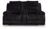 Ashley Furniture PC4280596 Rhine Falls - Double Reclining Power Loveseat With Console - Onyx