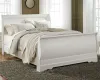Ashley Furniture B129/31/36/77/74/98 Ashley Furniture B129/31/36/77/74/98 Anarasia - 5 Pc. - Dresser, Mirror, Queen Sleigh Bed - White