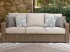 Ashley Furniture PCP790-838 Laguna Heights - Sofa With Cushion - Beige