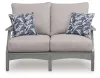 Ashley Furniture PCP803-835 Cove Beach - Loveseat With Cushion - Gray