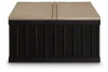 Ashley Furniture T721-00 Rylandyn - Lift Top Cocktail Table - Black / Light Brown