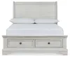Ashley Furniture B742B13 Ashley Furniture B742B13 Robbinsdale - Full Sleigh Storage Bed - Antique White