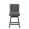 New Classic D4125-28-GRY High Line - Swivel Counter Chair (Set of 2) - Gray