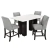 New Classic 40-1221-T Faust - Adjustable Table / Base & Top - White
