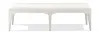 Riverside Furniture 59359 Myra - Upholstered Dining Bench - Paperwhite