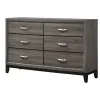 CoasterEveryday 212423 Watson - 6-Drawer Dresser - Gray Oak