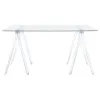 CoasterEssence 801535 Amaturo - Glass Top Acrylic Writing Desk - Clear