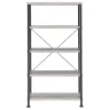 CoasterEveryday 801546 Analiese - 4-Shelf Bookshelf - Gray Driftwood