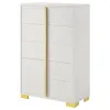 Coaster Fine Furniture 222935 Marceline - 5-Drawer Bedroom Chest - White