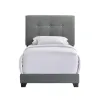 Intercon UB-BR-ADYTWN-GNM-C Intercon UB-BR-ADYTWN-GNM-C Addyson - Upholstered Twin Bed - Gunmetal
