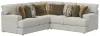Jackson Furniture Industries 2240/62/42-26 Jackson Furniture Industries 2240/62/42-26 Tori - 2 Piece Sectional With Comfort Coil Seating And 9 Accent Pillows Included - Birch