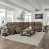 Liberty Furniture 7016CN-UPH-6PCSEC Collins - 6 Piece Sectional - York Chestnut