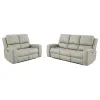 Coaster Fine Furniture 603434PPP-S2 Brickston - 2 Piece Triple Power Reclining Sofa Set - Gray