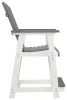 Ashley Furniture P210-124 Transville - Barstool (Set of 2) - Gray / White