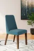 Ashley Furniture D615-03 Lyncott - Dining Uph Side Chair (Set of 2) - Blue / Brown