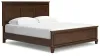 Ashley Furniture B685/31/36/46/56/58/94 Ashley Furniture B685/31/36/46/56/58/94 Danabrin - 6 Pc. - Dresser, Mirror, Chest, California King Panel Bed - Brown