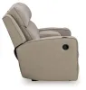 Ashley Furniture 6330794 Lavenhorne - Dbl Rec Loveseat W/Console - Pebble