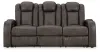Ashley Furniture 3660215 Ashley Furniture 3660215 Fyne-Dyme - Power Reclining Sofa With Adj Headrest - Shadow