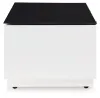 Ashley Furniture T756-1 Gardoni - Rectangular Cocktail Table - White / Black