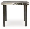 Ashley Furniture PCD581-13 Jeshina - Square Dining Room Counter Table - Dark Brown / Beige