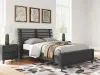 Ashley Furniture B1013B23 Danziar - Full Slat Panel Bed - Black